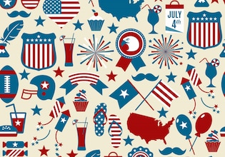 4th of July patterns