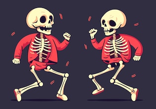 Skeleton illustrations