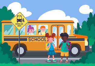 School bus vectors