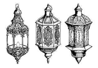 lantern drawings