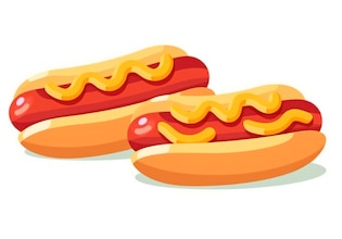 hot dog clip arts