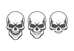 Skull clip arts