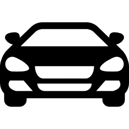 Sedan car front icon